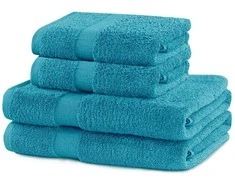 Rankšluostis Rankšluosčių rinkinys 2 vnt. 70x140 ir 2 vnt. 50x100 cm turkio spalvos