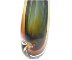 Rankšluostis Stiklinė vaza „Forma Lumo“ – 13×8×30 cm