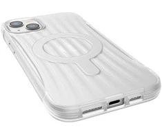 Raptic X-Doria Clutch dėklas iPhone 14 Plus su MagSafe galiniu dangteliu, skaidrus