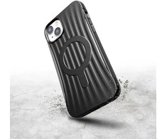 Raptic X-Doria Clutch dėklas iPhone 14 Plus su MagSafe galiniu dangteliu, juodas