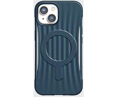 Raptic X-Doria Clutch dėklas iPhone 14 su MagSafe galiniu dangteliu, mėlynas
