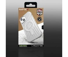 Raptic X-Doria Clutch dėklas iPhone 14 su MagSafe galiniu dangteliu skaidrus