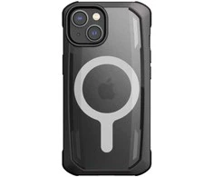 Raptic X-Doria saugus dėklas iPhone 14 Plus su MagSafe šarvuotu dangteliu, juodas