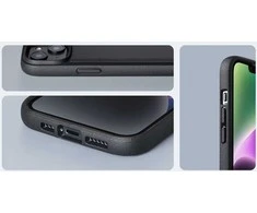 Dėklas Raptic X-Doria Slim Case iPhone 14 Plus galinis dangtelis juodas