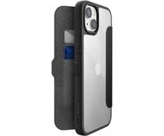 Raptic X-Doria Urban Folio dėklas iPhone 14 Plus , apverčiamasis dangtelis, juodas