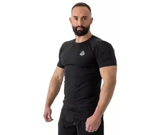 Rashguard, juoda, trumpos rankovės, BlackRS - S