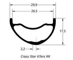 Ratlankis 29" Duke Crazy Star 6ters RR
