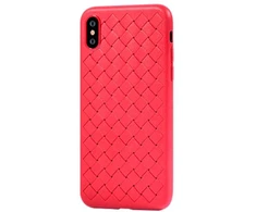 Devia Raudonas minkštas telefono dėklas iPhone XS Max