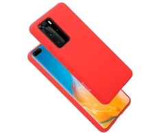 Crong Color Cover - Flexible dėklas skirtas Huawei P40 Pro Raudona