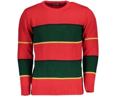 Raudonas SWETER MĘSKI WIELKIEGO AMERYKAŃSKIEGO