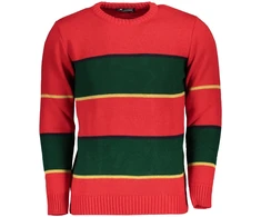 Raudonas SWETER MĘSKI WIELKIEGO AMERYKAŃSKIEGO
