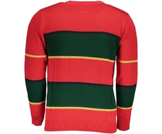 Raudonas SWETER MĘSKI WIELKIEGO AMERYKAŃSKIEGO