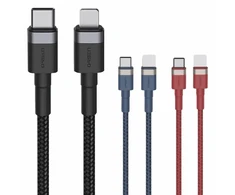 Raudonas USB-C į Lightning laidas, 1 m, 3 A