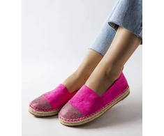 Rausvos platformos espadrilės Magali