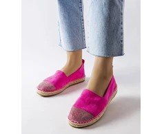 Rausvos platformos espadrilės Magali