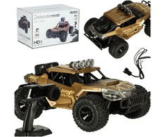 RC visureigis drifto automobilis, 20 km/h, rudos spalvos.