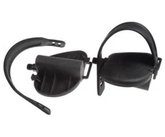 Reabilitacijos pedalai PVC 9/16'' juodi