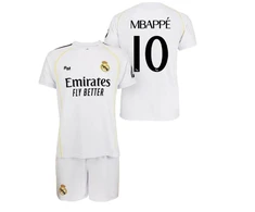 Real Madrid vaikiškas marškinėlių ir šortų rinkinys Mbappe dėžutėje RM25B1