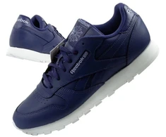 Reebok moteriški sportiniai bateliai Classic violetiniai odiniai madingi