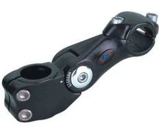 Reguliuojama dviračio vairo iškyša AHEAD, 90 mm, juoda