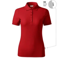 Reserve moteriški polo marškiniai (Raudona (Prekės ženklo etiketė))