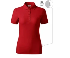 Reserve moteriški polo marškiniai (Raudona (Prekės ženklo etiketė))