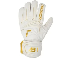 Reusch Attrakt AB1 Solid Junior vartininko pirštinės, baltos spalvos, 5672003 1130