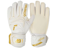 Reusch Attrakt AB1 Solid Junior vartininko pirštinės, baltos spalvos, 5672003 1130