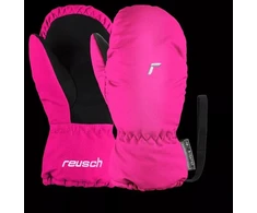 Reusch Olly R-TEX® XT pirštinės, vaikiškos slidinėjimo pirštinės, su lipduku, neperšlampamos, su pašiltinimu, rožinės (61/85/588/3350)