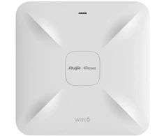 Ausinės REYEE BEVIELIO RYŠIO PRIEIGOS TAŠKAS AX1800, 2x 1GBIT PRIEVADAI | WI-FI 6 - 802.11AX - 1775MBPS | POE MAITINIMAS | MONTUOJAMAS ANT LUBŲ