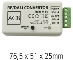 RF/DALI imtuvas, XDRVPART008
