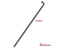 RICHMAN stiebai S13 nerūdijančio plieno sidabro spalvos 254 mm pakuotė 36 vnt.