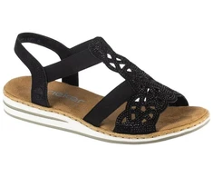 Rieker sandalai V0646-00 juodi 36