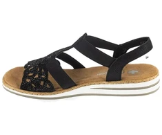 Rieker sandalai V0646-00 juodi 36