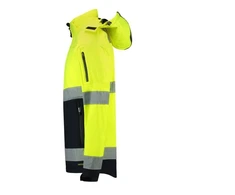 Rimeck dviejų spalvų EN ISO 20471 softshell striukė M MLI-T5297 fluorescentinė geltona