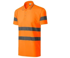 Rimeck HV Runway M polo marškinėliai MLI-2V998, fluorescencinė oranžinė