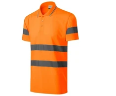 Rimeck HV Runway M polo marškinėliai MLI-2V998, fluorescencinė oranžinė