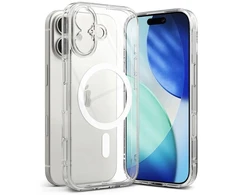 Ringke Fusion Magnetic MagSafe dėklas skirtas Apple iPhone 17 – skaidrus