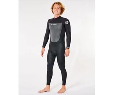 RIP CURL Omega 53Gb Bz kostiumas ilgomis rankovėmis ir kojomis - juodas