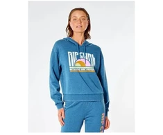 RIP CURL Wave Shapers džemperis su gobtuvu – mėlynas