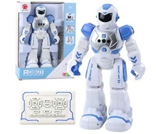 Robotas edukacinis valdomas pulteliu mėlynas RC