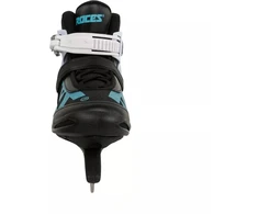 Roces ICY 5 moteriškos pačiūžos juodos, baltos ir mėlynos 450737 001