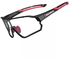 Rockbros 10135 photochromic UV400 dviratininko akiniai – juodos spalvos and raudonos spalvos