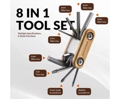 Rockbros 8-in-1 daugiafunkcis įrankis