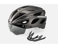 Rockbros dviračio šalmas TT-16-001 pilkas (58–65 cm)
