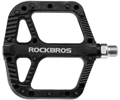 Platforminiai dviračių pedalai Rockbros, juodi