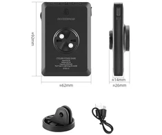 Rockbros JP008 priekinis dviračio žibintas su 5000mAh power bank 150lm IPX6 - juodas