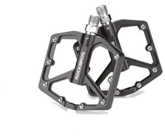 Rockbros juodi platforminiai dviračio pedalai