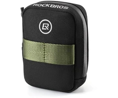 Rockbros Mini balno krepšys su CO2 kasetės laikikliu - Juoda/Žalia
