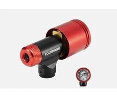 Rockbros mini CO₂ inflatorius su 160 PSI manometru